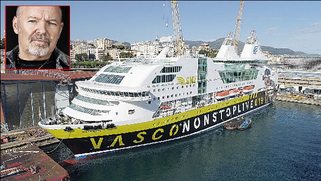 Vasco Rossi tour, la grande nave del ‘Kapitano’ è pronta a salpare