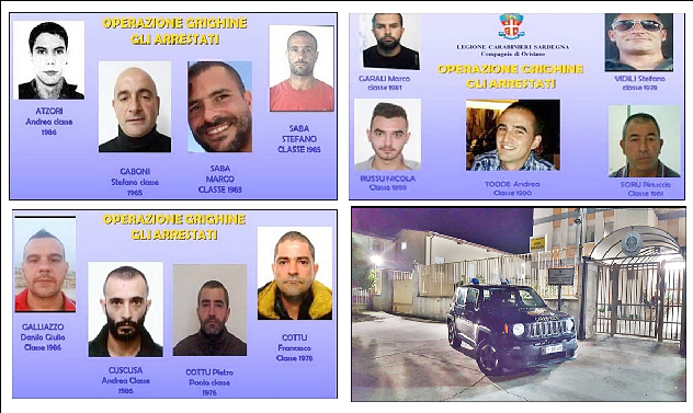 Droga, furti e armi clandestine: nei guai anche un carabiniere. Raffica di arresti nell’Oristanese
