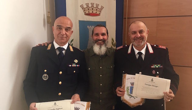 Cavalieri al “Merito della Repubblica italiana”, il Sindaco incontra i comandanti Giuseppe Denegri e Antonello Seghene