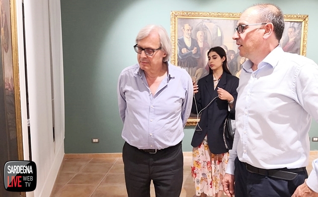 Vittorio Sgarbi visita le bellezze museali della Barbagia e di Aritzo: “Per le nostre comunità è stato un onore”