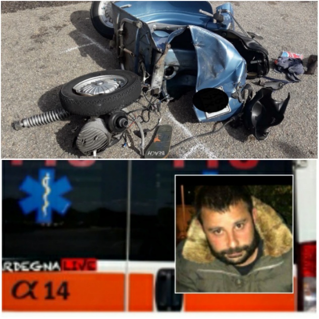 Auto contro scooter, muore un 32enne