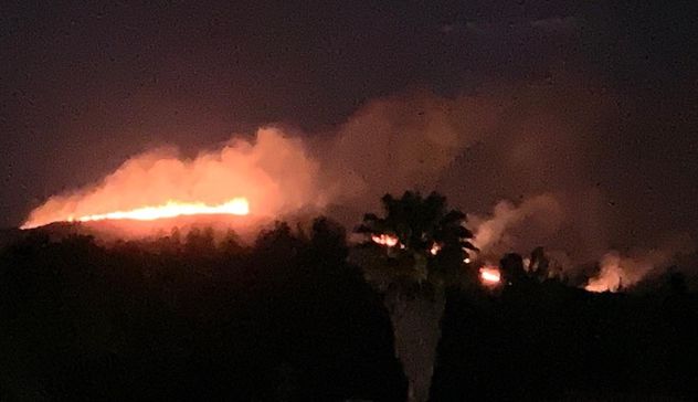 Un incendio devasta le campagne tra Ussana e Donori