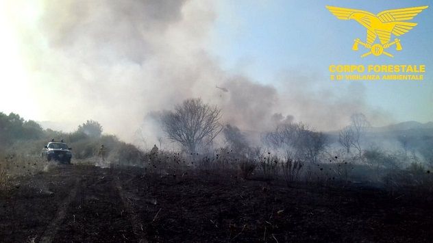Ancora una giornata da bollino rosso: 8 gli incendi in Sardegna