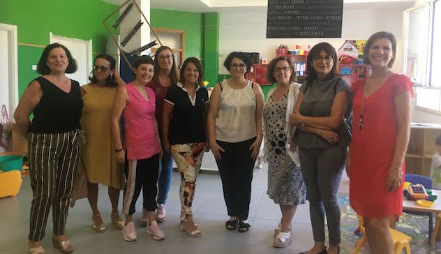 Anno scolastico 2019-2020. Una delegazione di amministratori “In rosa” visita l’asilo nido