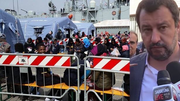 Migranti, Salvini denuncia: 