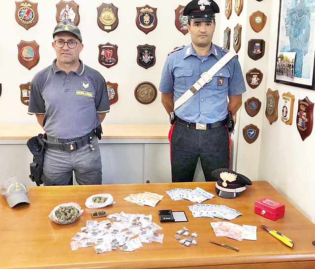 Droga a Sant’Elia, operazione congiunta di Carabinieri e Guardia di Finanza: i Carabinieri arrestano due persone