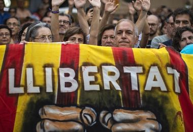 I leader indipendentisti catalani condannati per sedizione