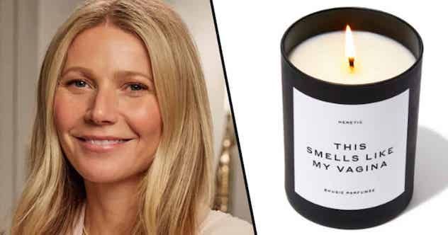 Sold-out la candela di Gwyneth Paltrow: «L'odore della mia vagina» 