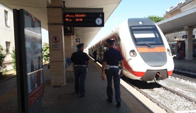 Rail safe day. Operazione della Polizia nelle stazioni sarde: 182 persone identificate in 34 stazioni