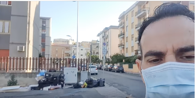 Città invasa dai rifiuti, Fabrizio Marcello: “Rimodulazione servizi? No, sempre meno netturbini in servizio”. VIDEO