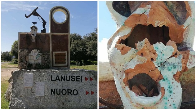 Deturpato monumento in memoria della rivolta di Pratobello