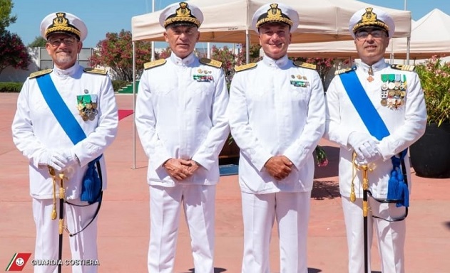 Guardia costiera di Cagliari, cerimonia per il passaggio di consegne al comando della Direzione marittima