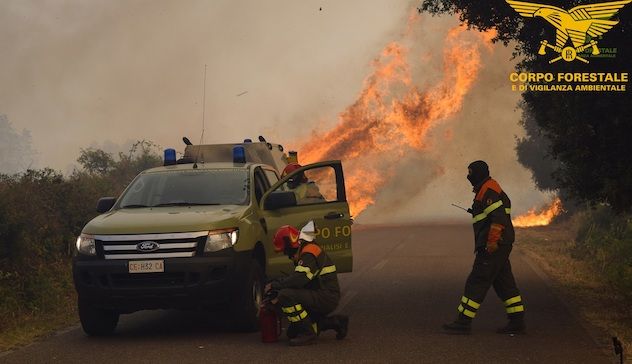 La Sardegna brucia: 23 gli incendi nella giornata di oggi