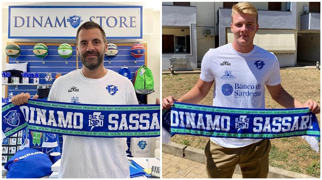 Dinamo Sassari, arrivano in città i nuovi 