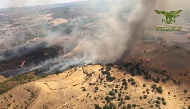 Tremila ettari in fumo, stato di calamità a Bonorva