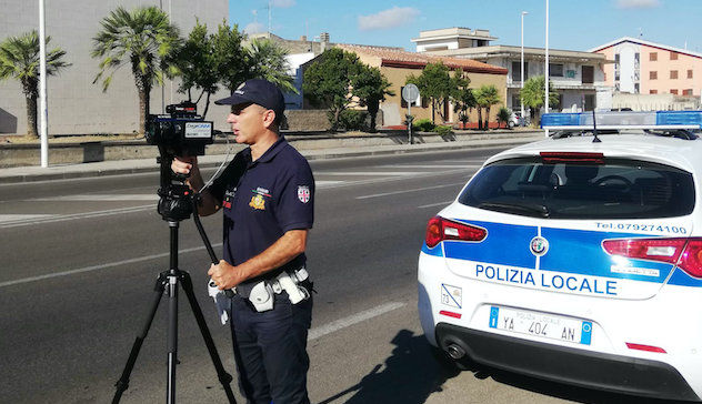 Sassari. Polizia locale: controlli di velocità dal 9 al 31 agosto