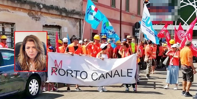 Dramma Porto Canale, lavoratori senza la Cig. Alessandra Todde: “Creiamo un’agenzia per salvarli”