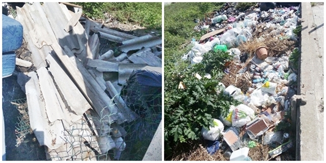 Disastro rifiuti a Pirri, Valerio Piga: “In mezzo alle montagne di spazzatura anche lastre di amianto”