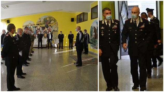 Il comandante generale dell'Arma Nistri in visita dal carabiniere ferito a Fonni