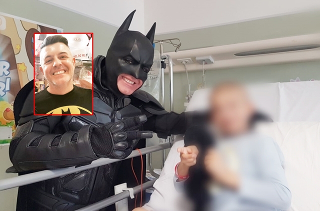 Batman colpisce ancora e fa felici i bambini degli ospedali: ecco cosa ha regalato ai piccoli pazienti