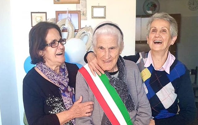 Ecco Vittoria Pilloni, la nonnina di San Sperate ha raggiunto il secolo di vita