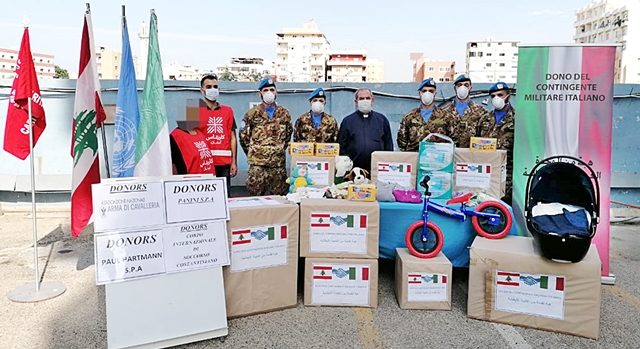 Missione in Libano, nuovo sostegno umanitario dei caschi blu alle associazioni di volontariato
