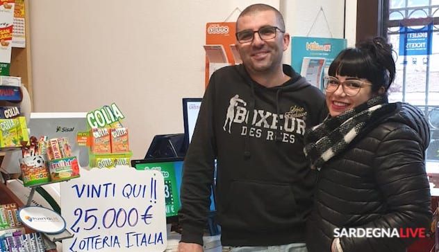 La dea bendata bacia Sorradile, vinti 25mila euro alla Lotteria Italia