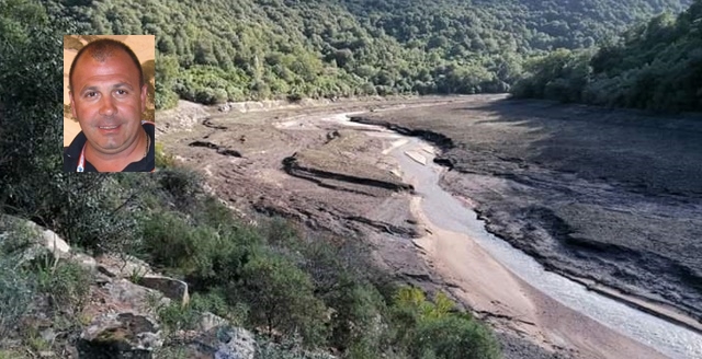 Desolazione nella Diga di Gutturu Mannu, Emilio Garau: “Quei 200mila metri cubi d’acqua? Svaniti nel nulla”