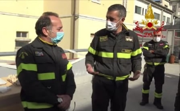 Vigili del fuoco Sassari, va in pensione il capo reparto Nicolino Fresi