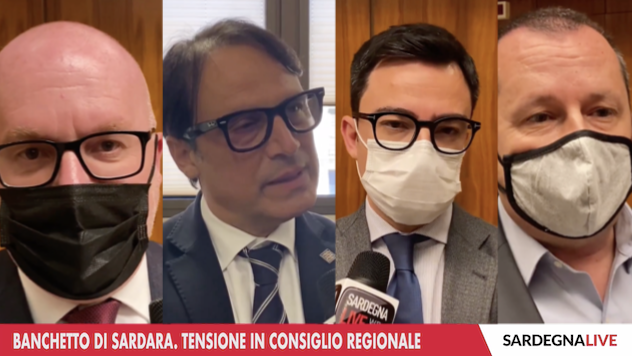 Banchetto a Sardara: tensione in Consiglio Regionale. LE INTERVISTE