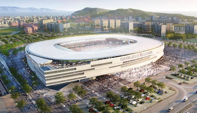 Nuovo stadio del Cagliari, verso l’avvio dei lavori nel 2022