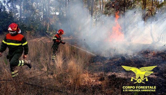 Un’altra giornata di fuoco: 38 incendi oggi in Sardegna