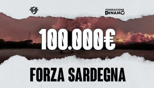 Incendi nell’Oristanese: 100mila euro da raccolta Fondazione Dinamo 