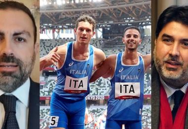 Olimpiadi, oro nella 4x100, Solinas e Pais: “Tortu e Patta vi attendiamo in Sardegna per festeggiare”