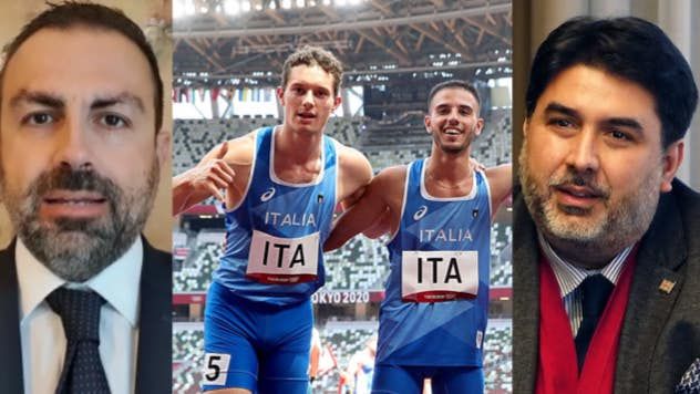Olimpiadi, oro nella 4x100, Solinas e Pais: “Tortu e Patta vi attendiamo in Sardegna per festeggiare”