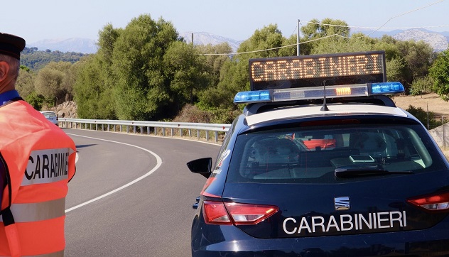 Droga e incidenti: giornata intensa per i carabinieri in Ogliastra