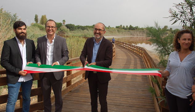 Cagliari. Riapre il ponte in legno del Parco di Terramaini danneggiato dall'incendio del 2016