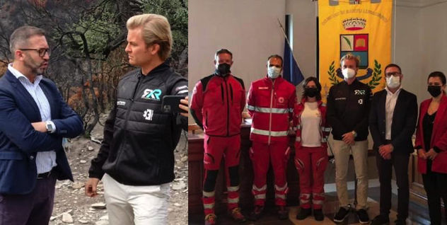 Nico Rosberg dona 39mila euro per la ricostruzione nel Montiferru