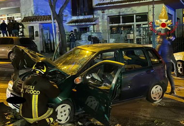 Accidente de tráfico entre dos coches en Oleana, sin heridos graves