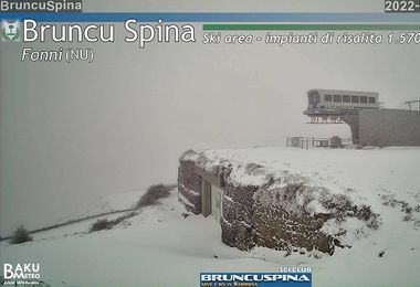 Fonni: nevica a Bruncu Spina e Su Separadorgiu