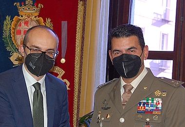 Il sindaco di Cagliari incontra il nuovo comandante regionale dell'Esercito in Sardegna