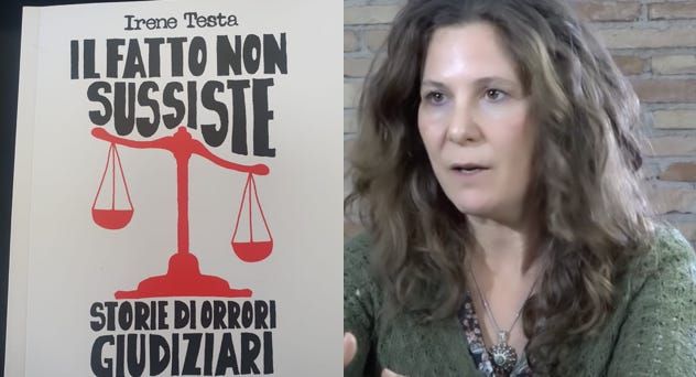 Giustizia: 'Il Fatto Non Sussiste', storie di 'orrori' giudiziari nel nuovo libro di Irene Testa 