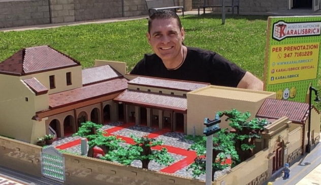 Sestu, 22mila mattoncini Lego per Casa Ofelia, l’affascinante casa antica, simbolo del paese
