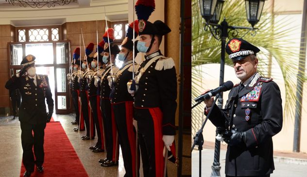 Carabinieri. Visita a Cagliari del Generale di Corpo d'Armata Carmelo Burgio