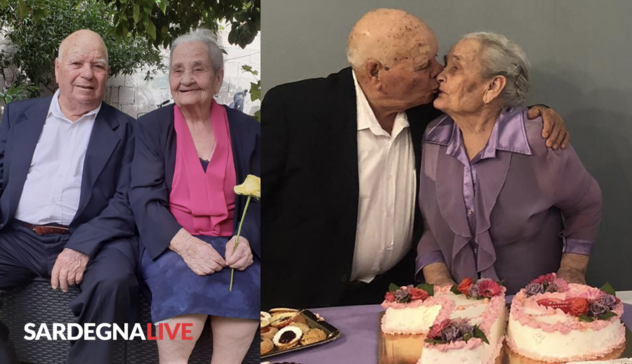 Palmas Arborea. Francesco Angelo Meli e Anna Leoni festeggiano settant’anni di matrimonio