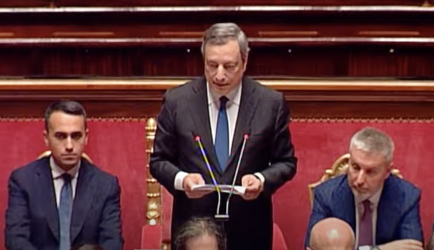 Crisi di governo. Draghi al Senato: “All'Italia non serve una fiducia di facciata”