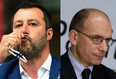 Salvini: “Mangio salsiccia e sudo, non ho mai visto Letta sudato”