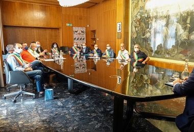 Barbagia e Mandrolisai, Solinas riceve i sindaci a Villa Devoto