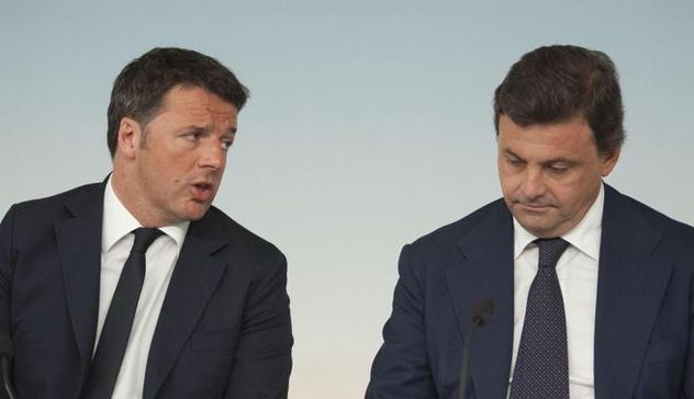 Renzi e Calenda in pressing: 