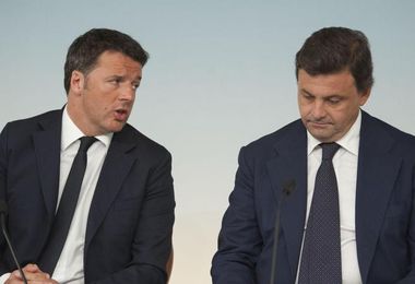 Renzi e Calenda in pressing: 